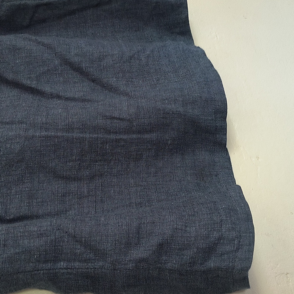 Martha Stewart 100% Linen Blue Sleeveless Women's Top Sz Med Women - Picture 5 of 13